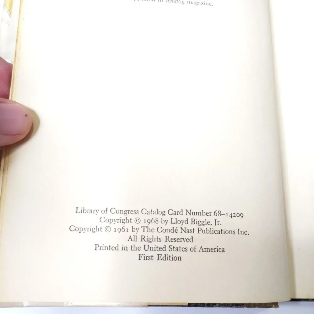 The Still, Small Voice Of Trumpets by Lloyd Biggle, Jr. Doubleday 1968 1st Ed
